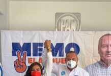 Se une candidata del PSI a campaña de Guillermo Velázquez