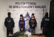 Detiene Policía Estatal a dos presuntos ladrones de combustible en Amozoc