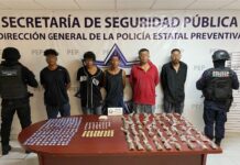 Captura SSP a presuntos integrantes de “Los Rojos”