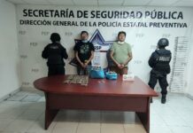 En La Libertad, SSP detiene a dos presuntos narcovendedores