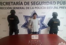 Captura Policía Estatal a presunto distribuidor de droga de “La Tita”.