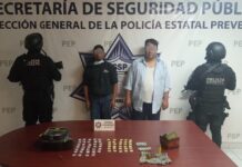 Dos presuntos narcomenudistas son detenidos por la Policía Estatal