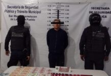 En coordinación con la policía Estatal, la policía de San Martin Texmelucan lograron la detención de Alexis N.