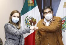 Miguel Barbosa Huerta recibió a los presidentes municipales electos de San Pedro Cholula, Amozoc, Tepeaca, Tlatlauquitepec y Ajalpan