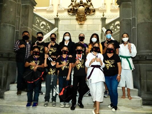 Ayuntamiento de Puebla de Puebla reconoce al Talento Poblano de Karate DO Virtual.