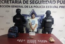 En Atlixco, SSP detiene a presunta operadora de “Angelinos 13”