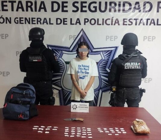 En Atlixco, SSP detiene a presunta operadora de “Angelinos 13”