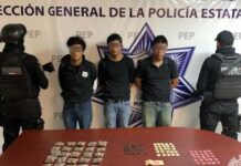 Mediante denuncia ciudadana, Policía Estatal captura a presuntos narcovendedores