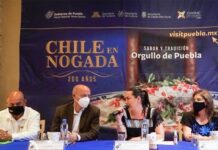Promueve Turismo 200 años del Chile en Nogada en CDMX