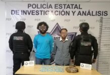 Captura Policía Estatal a “El Lobo”, presunto narcomenudista
