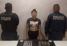 Detiene Policía Estatal a “Marichuy”, presunta narcomenudista de Altepexi