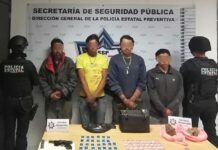 Captura Policía Estatal a presunta banda dedicada al robo en transporte público