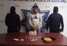 En flagrancia, Policía Estatal detiene a presunto narcovendedor