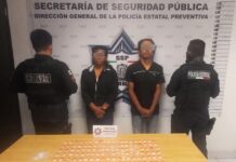 Captura Policía Estatal a dos presuntos narcomenudistas en San Andrés Cholula