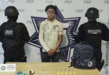 Captura SSP a presunto vendedor de droga en la capital