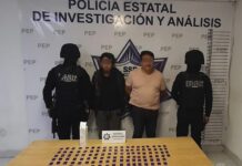 Captura SSP a tres presuntos narcovendedores