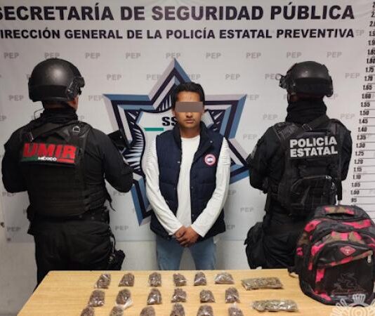 En La Margarita, Policía Estatal detiene a presunto narcomenudista