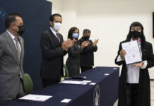 Entrega el Rector Alfonso Esparza 93 nombramientos para ocupar plazas de personal académico de tiempo completo