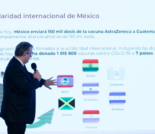 En agosto, México alcanzará los 100 millones de vacunas acumuladas contra COVID-19: Ebrard
