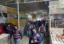 Ayuntamiento de Texmelucan realiza recorrido de inspección en el Tianguis.