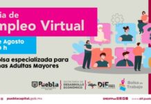Anuncia Ayuntamiento de Puebla feria de empleo virtual para personas adultas mayores.
