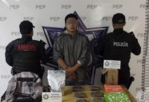 Policía Estatal detiene a presunto narcomenudista en el centro de la ciudad