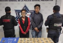 Detiene Policía Estatal a presuntos narcomenudistas de “El Chupón”