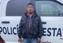 Detiene Policía Estatal a cinco presuntamente en posesión de armas de fuego.