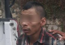 Detienen Policía Estatal y municipal de Xicotepec a presunto narcomenudista.