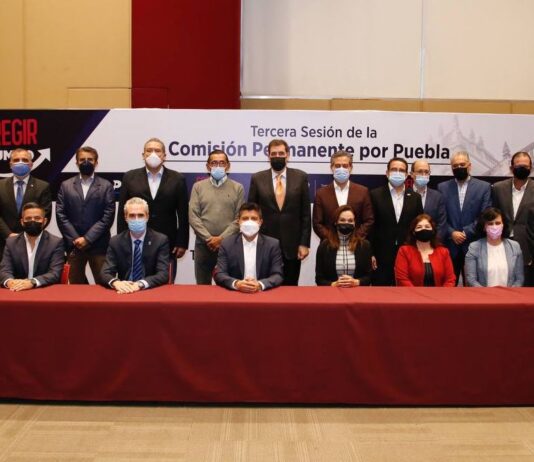 Eduardo Rivera Pérez encabezó la tercera sesión de la Comisión Permanente por Puebla.