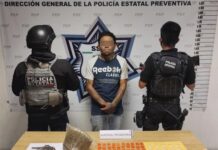 Detiene Policía Estatal a presunto narcomenudista de la banda de “La Dulce”