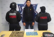 En posesión de casi 300 dosis de aparente droga, Policía Estatal detiene a un hombre.