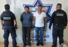 Frustra robo Policía Estatal en San Martín Texmelucan.