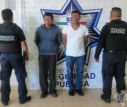 Frustra robo Policía Estatal en San Martín Texmelucan.