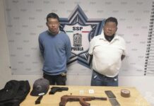 Detiene SSP a dos personas por presunto robo a comercio