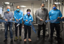 Lilia Cedillo Ramírez inauguró el gimnasio de la Arena BUAP .