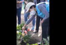 La Rectora Lilia Cedillo pone en marcha los jardines y andadores polinizadores en la BUAP.