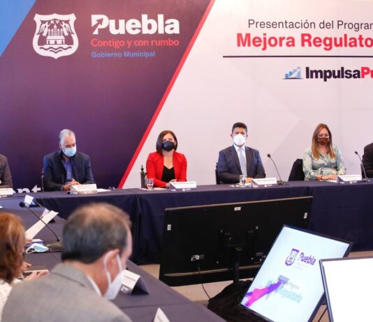 Ayuntamiento de Puebla presenta el programa de Mejora Regulatoria.
