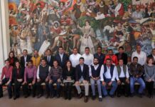Eduardo Rivera Pérez encabeza reunión con ediles de las 17 juntas auxiliares del Municipio.