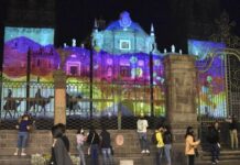 Reanuda Turismo video mapping navideño en Catedral
