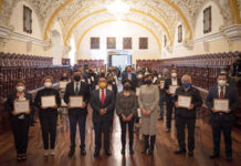 Rectora Lilia Cedillo presidió la entrega de reconocimientos a trabajadores por 20 a 45 años de labor académica y administrativa