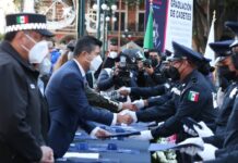 SSC realiza cambio y designa mandos en cargos de la Policía Municipal.