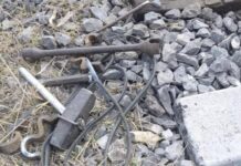 En flagrancia, Policía Estatal detiene a presunto ladrón de vías ferroviarias