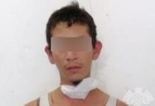 Detiene Policía Estatal a presunto narcovendedor en el sur de la capital.