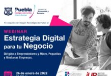 Secretaría de Economía y Turismo municipal de Puebla, invitan a participar en webinar de Pymes.