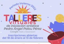Abre Cultura inscripciones a talleres virtuales de iniciación artística