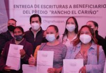 Entrega Bienestar escrituras a beneficiarios de Chignahuapan