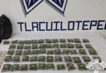 Asegura Policía Estatal 86 envoltorios con aparente droga