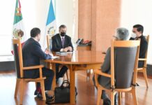 Visita de trabajo a México del ministro de Relaciones Exteriores de Guatemala