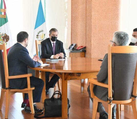 Visita de trabajo a México del ministro de Relaciones Exteriores de Guatemala